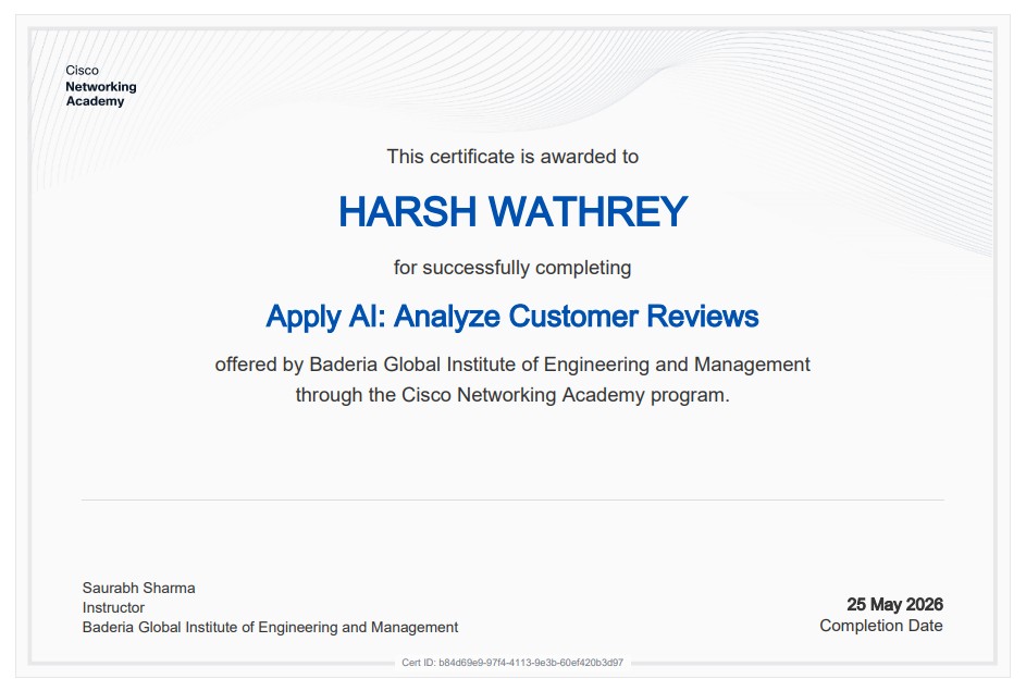 Google AI Certificate